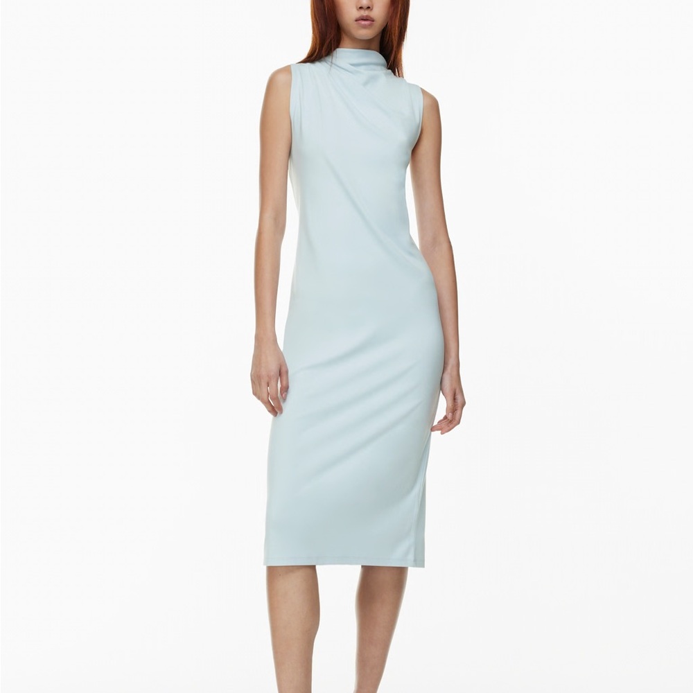 Aritzia Babaton Boardroom midi Dress White - NWT